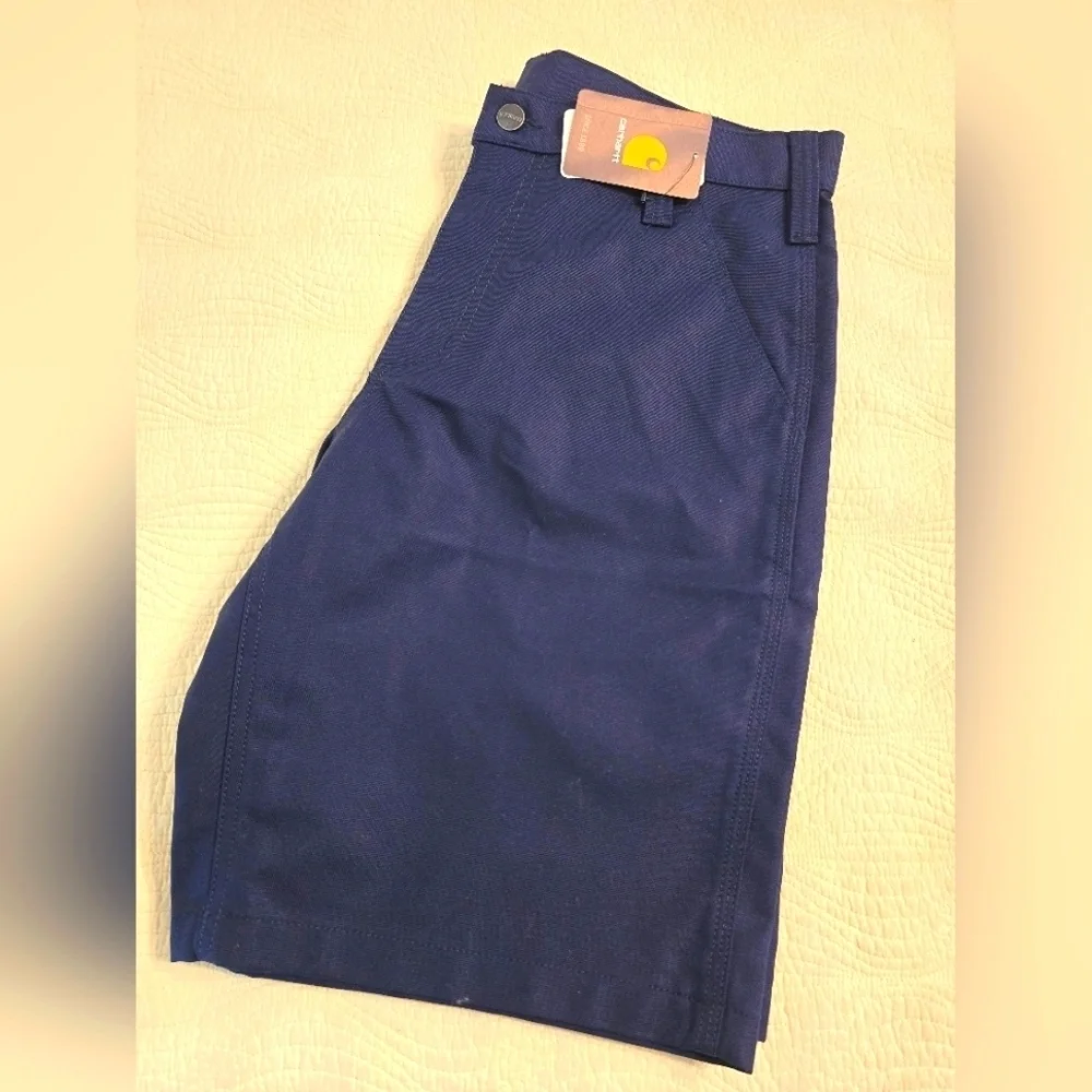 NWT Carhartt Men's Cargo Shorts With Flat Front - Picture 3 of 7
